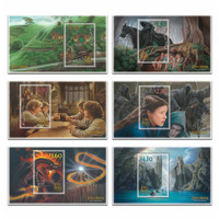 New Zealand 2021 The Lord of the Rings: The Fellowship 20th Anniv Set/6 Mini Sheets MUH