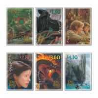 New Zealand 2021 The Lord of the Rings: The Fellowship 20th Anniv Set/6 Stamps MUH