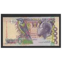 Saint Thomas & Prince 1996 Single Banknote 5000 Dobras P65a UNC