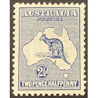 Australia 1915 ROO 2nd wmk 2 1/2d, (SG25) MLH
