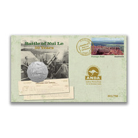 Australia 2021 ANDA Sydney Battle of Nui Le Stamp & Coin Cover - PNC