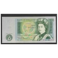Great Britain 1981-84 Single Banknote 1 Pound UNC W/ Somerset Signature