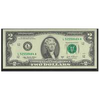 USA 2003 Single Banknote $2 Two Dollars UNC