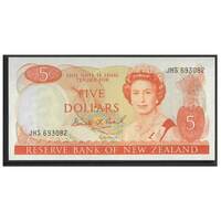 New Zealand 1989-92 Single Banknote $5 Five Dollars UNC Brash Signature