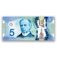 Canada 2013 Space Single Banknote Polymer $5 Five Dollars UNC