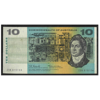 Australia 1966 $10 Ten Dollars Coombs/Wilson FIRST Star Prefix ZSA Banknote R301SF aVF
