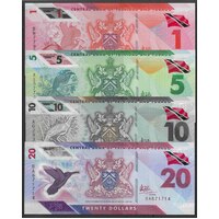 Trinidad & Tobago 2020 Set of 4 Polymer Banknotes UNC