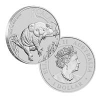 Australia 2022 $1 Koala 1oz Silver Bullion Coin