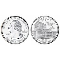 USA 2001 Kentucky  State Quarter UNC