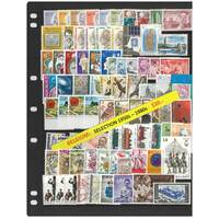 Belgium 1950's-1980's Selection of 80 Different Stamps MUH #DS2-10