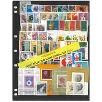 Yugoslavia Selection of 61 Stamps & 4 Mini Sheets All Mint Unhinged #DS2-14