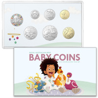 Australia 2022 Baby Uncirculated 6-Coin Set W/ 3 Unique New Designs for $2 50c 10c Coins