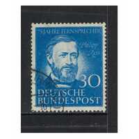 Germany West 1952 Philipp Reis 30pf Stamp Sc.693 (Mi.161) Fine Used 4-29