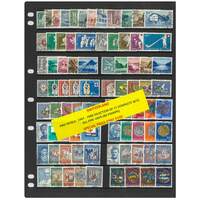 Switzerland Pro Patria 1947-68 17 Complete Sets 82 Stamps All Fine Used #439