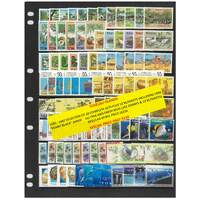 Tokelau Islands 1985-97 20 Complete Commemorative Sets 102 Stamps & 12 Mini Sheets MUH #257
