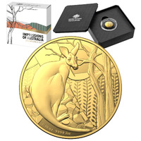 Australia 2022 Kangaroo Series $10 1/10oz Fine Gold Proof Coin