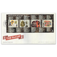 Great Britain 2022 The FA Cup Mini Sheet on First Day Cover