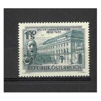 Austria: 1953 1s50 Linz Theatre Single Stamp Michel 988 MUH #EU154