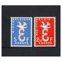 Belgium: 1958 Europa Set 2 Stamps Scott 527/28 MUH #EU155