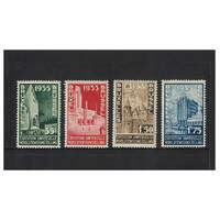Belgium: 1934 Brussels Exhibition Set of 4 Stamps Scott 258/61 MLH #EU156