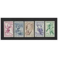 Czechoslovakia: 1958 Sports Events Set of 5 Stamps Michel 1058/62 MUH #EU161