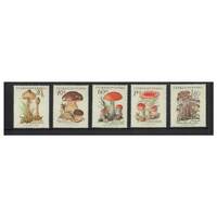 Czechoslovakia: 1958 Mushrooms Set of 5 Stamps Michel 1101/05 MUH #EU161