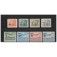 Czechoslovakia: 1949 Surcharged Set of 8 Stamps Scott C28/35 MUH #EU162
