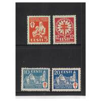 Estonia: 1933 Anti-TB Fund Set of 4 Stamps Michel 102/05 MLH #EU164