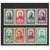 France: 1948 Revolution Anniversary Charity Set of 8 Stamps Michel 813/20 MUH #EU166