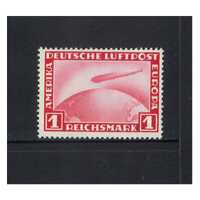 Germany: 1931 1m Zeppelin Single Stamp Michel 455 MUH #EU168
