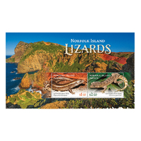 Norfolk Island 2021 Lizards Mini Sheet of 2 Stamps MUH