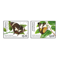 Norfolk Island 2021 Butterflies Set of 2 Stamps MUH