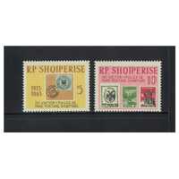 Albania: 1963 Stamp Anniversary Set of 2 Stamps Scott 664/65 MUH #EU170