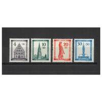 French Zone - Baden: 1949 Freiburg Restoration Set of 4 Stamps Scott 5NB5/8 MUH #EU171