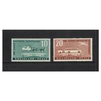 French Zone - Rhineland: 1949 Stamp Anniversary Set of 2 Stamps Scott 6N39/40 MUH #EU171