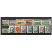 Greece: 1927 Pictorials Set of 14 Stamps Scott 321/34 MLH #EU172