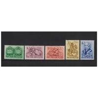 Hungary: 1939 Prodestant day Set of 5 Stamps Michel 616/20 MUH #EU174