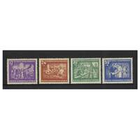 Germany-East: 1952 Reconstruction Set of 4 Stamps Michel 303/06 MUH #EU177