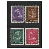 Slovakia: 1942 Philatelic Exhibition Set of 4 stamps Scott 70/73 MUH #EU183