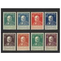 Portugal: 1940 Stamp Centenary (Rowland Hill) Set of 8 stamps Scott 595/602 MUH #EU185