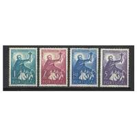 Portugal: 1952 St. Francis Set of 4 stamps Scott 753/56 MLH #EU185