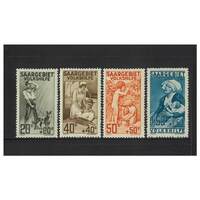 Saar: 1926 Charity Set of 4 Stamps Michel 104/07 MLH #EU188