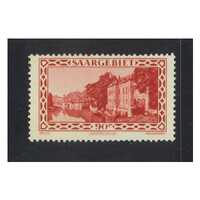 Saar: 1932 90c View Single Stamp Michel 160 MLH #EU188