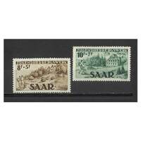Saar: 1949 Youth Hostels Set of 2 Stamps Michel 262/63 MUH #EU188