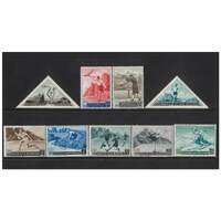 San Marino: 1953 Sports Set of 9 Stamps Michel 493/501 MUH #EU190