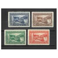 San Marino: 1932 Electric Railway Set of 4 Stamps Michel 180/83 MUH #EU191