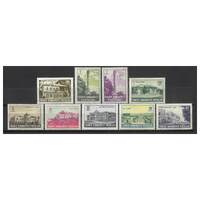 Turkey: 1963 Buildings Set of 9 Stamps Michel 1854/57, 1866, 1890, 1896/98 MUH #EU196