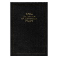 Australia 2004 Executive Year Book of Stamps Collection W/ Gilt-Edged Pages MUH