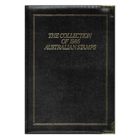 Australia 1986 Executive Year Book of Stamps Collection W/ Gilt-Edged Pages MUH