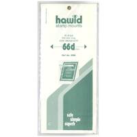 Hawid Stamp Mounts Standard - Clear 66x210mm Top Opening Pack of 10